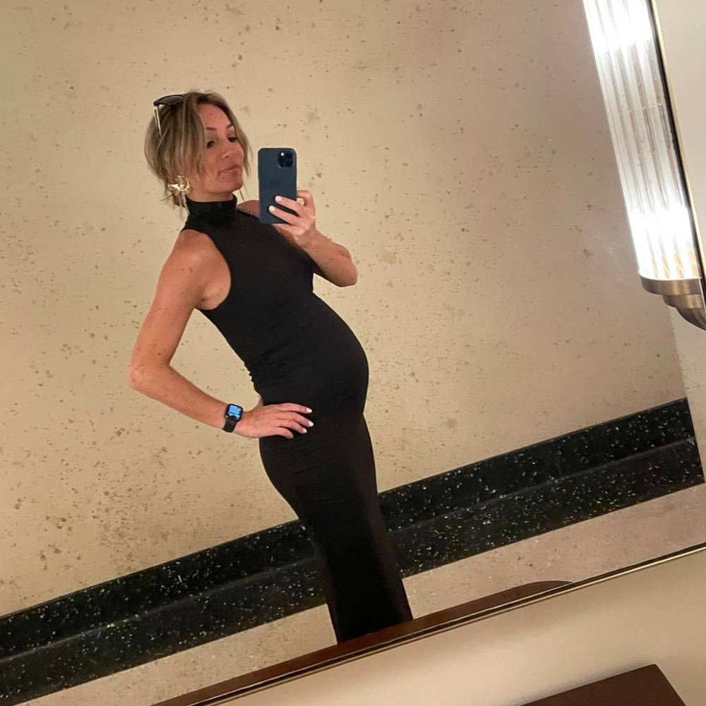 BUMPSUIT maternity dress black XS